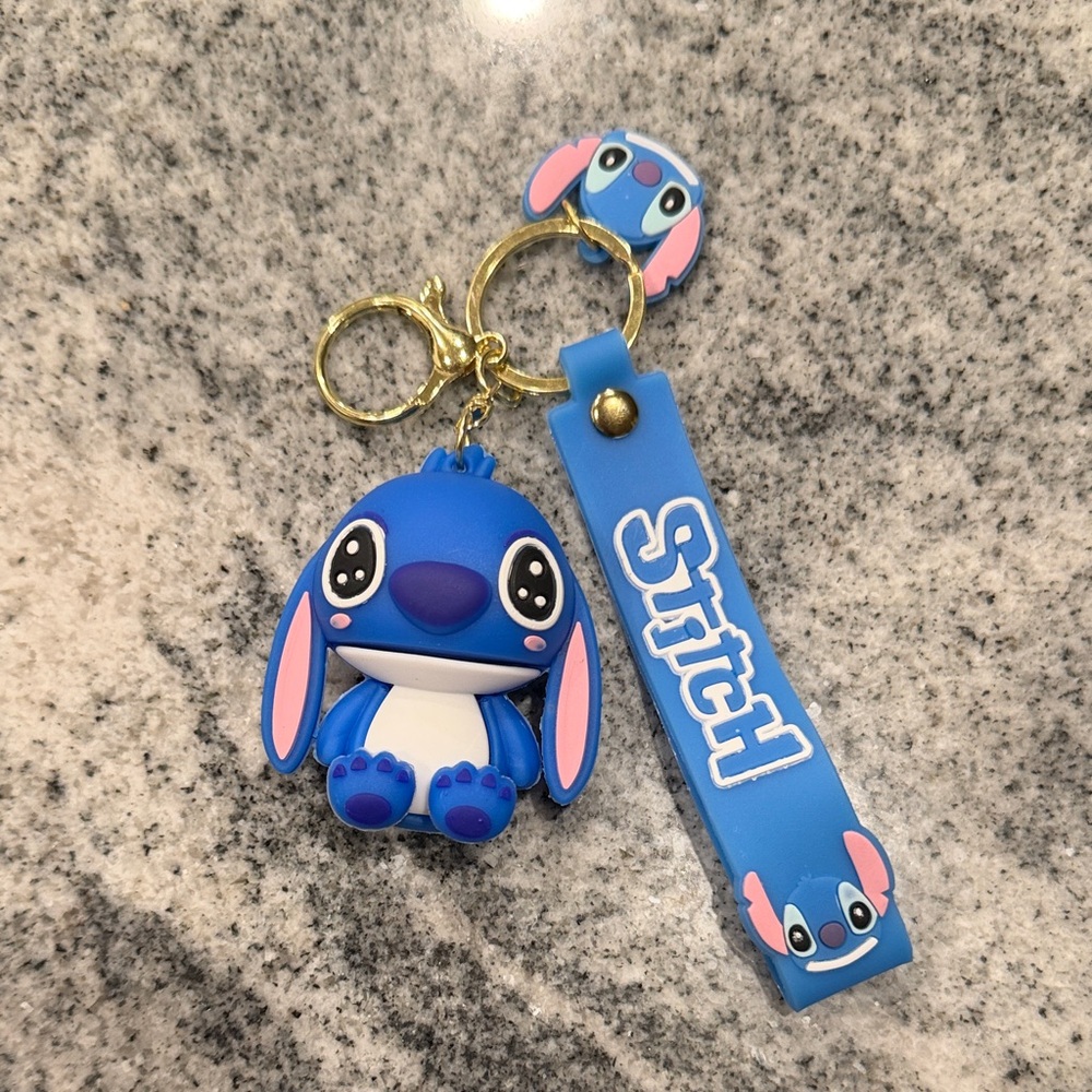 Disney Blue Stitch Keychain
